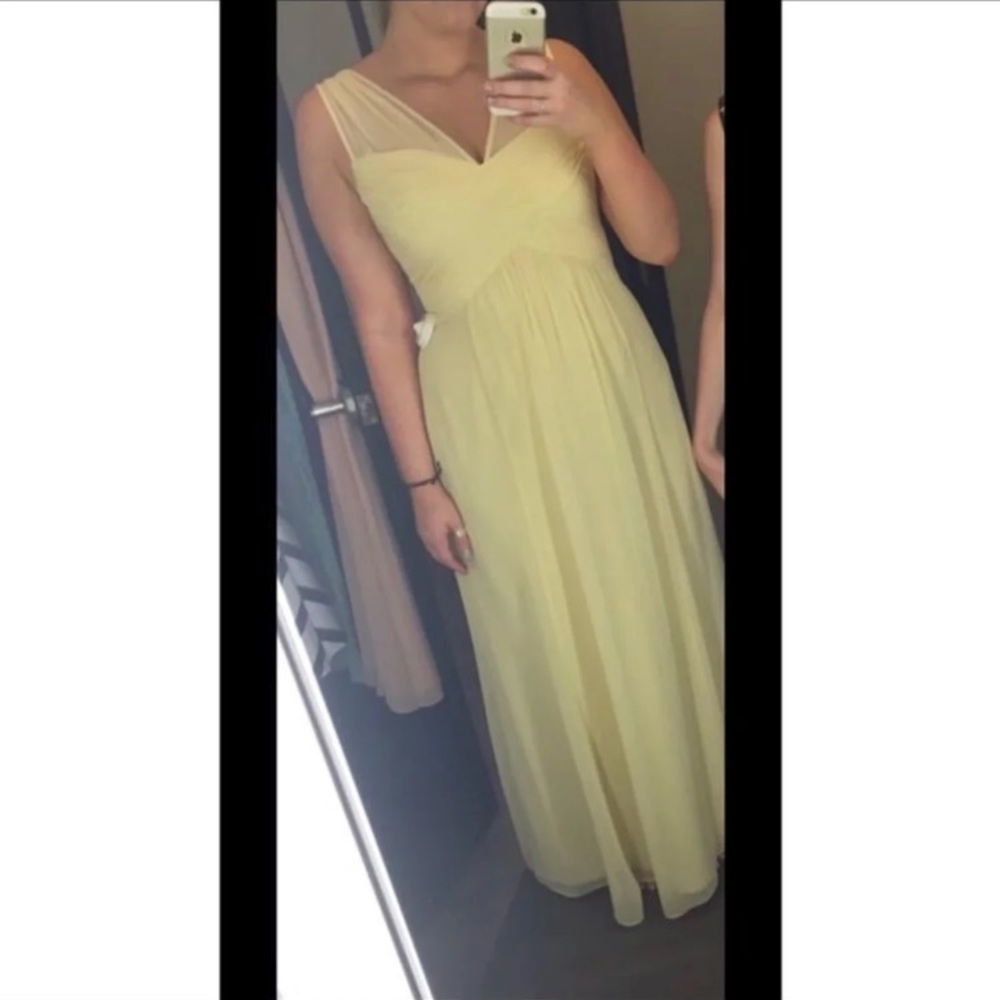 Ralph Lauren Yellow Prom Dress